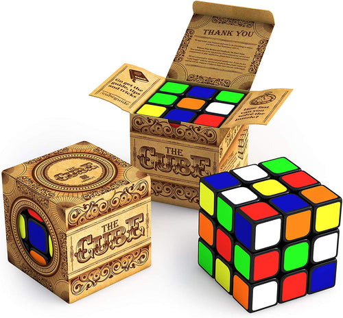 The Cube: Turns Quicker and More Precisely Than Original; Super-Durable with Vivid Colors 3x3 Cube; Easy Turning and Smooth Play